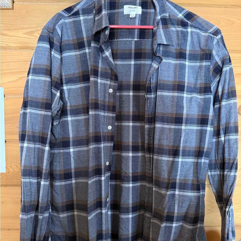 Julian + Mark Men’s Plaid Shirt XXL Tall